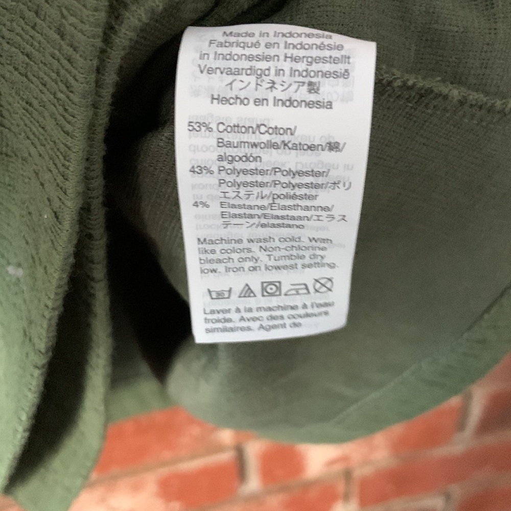 Madewell Olive Green Short Sleeve Wrap Dress - Picture 7 of 9